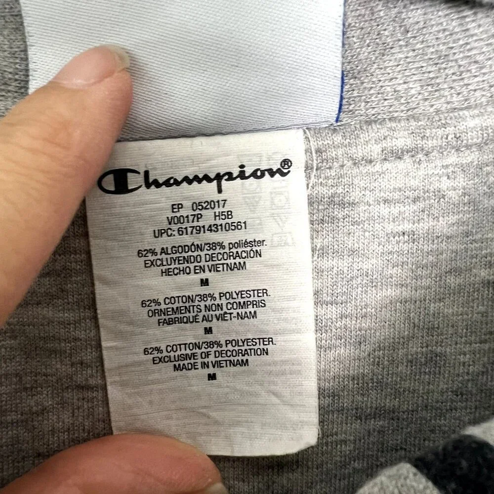 Champion Reverse Weave Mens Medium Explode Script French Terry Coaches Jacket - Picture 7 of 10